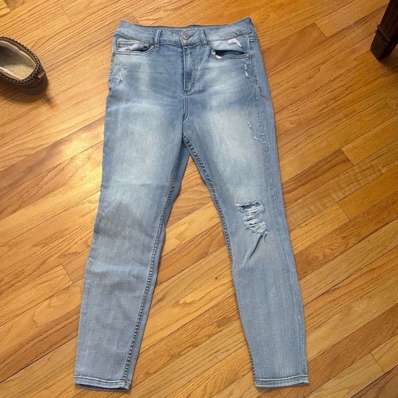 Rewash Denim - Rewash Light Blue Distressed Skinny Jeans